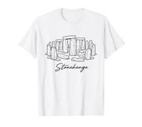 Archéologie des mégalithes de Stonehenge, Wiltshire, Angleterre T-Shirt Graphique avec Valeur