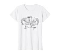 Archéologie des mégalithes de Stonehenge, Wiltshire, Angleterre T-Shirt Graphique avec Valeur