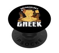 Archéologie drôle Artefacts grecs Archéologue PopSockets PopGrip Adhésif