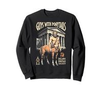 Archéologie Mythologie Grecque Centaure Queues de Cheval Archéologue Sweatshirt