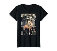 Archéologie Mythologie Grecque Centaure Queues de Cheval Archéologue T-Shirt Graphique avec Valeur