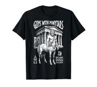 Archéologie Mythologie Grecque Centaure Queues de Cheval Archéologue T-Shirt Graphique avec Valeur, Homme, Noir, M