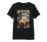 Archéologie Mythologie Grecque Centaure Queues de Cheval Archéologue T-Shirt Haut de Gamme