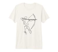 Archer Dessinateur Passionné de tir à l'arc T-Shirt Haut de Gamme