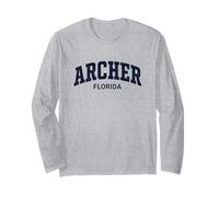 Archer Florida Vintage Athletic Sports Design Manche Longue
