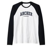 Archer Florida Vintage Athletic Sports Design Manche Raglan