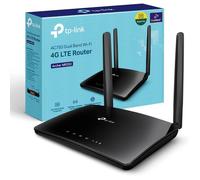 Archer Mr202 Box 4G, Router 4G Lte 150Mbps Wifi Ac 750Mbps, 2 X Sma For External Antenna, 4 Ethernet Ports, Removable Antennas