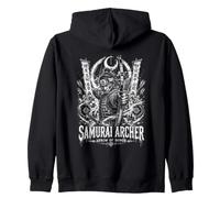 Archer samouraï Flèche d'honneur Tir à l'arc Japonais Sweat à Capuche
