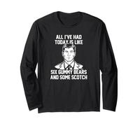 Archer Six Gummy Bears and Scotch Funny Cartoon Manche Longue