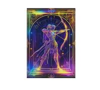 Archer Tarot Spring Drapeaux d'extérieur et bannières pour décoration de cour 28 x 40 cm double face