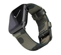 Archer Watch Straps - Bracelets de Remplacement en Nylon pour Apple Watch (Camouflage Vert/Noir, 40/41/42mm)