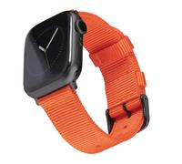 Archer Watch Straps - Bracelets de Remplacement en Nylon pour Apple Watch (Orange/Noir, 40/41/42mm)