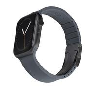 Archer Watch Straps - Bracelets en Silicone Ajustables Sur Mesure pour Apple Watch (Graphite, Fermoir Gris, 40/41/42mm)