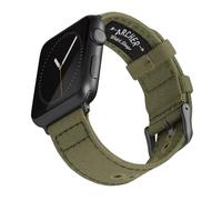 Archer Watch Straps - Bracelets en Toile pour Apple Watch (Vert Olive, Gris Sidéral, 40/41/42mm)