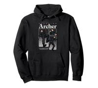 Archer World's Most Dangerous Spy Funny Cartoon Sweat à Capuche