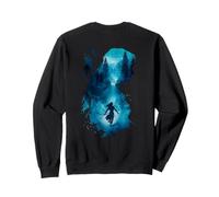Archère Femme Forêt Aquarelle - Tir à l'arc Nature Art Sweatshirt