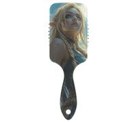Archers Game Anime Girl Brosse à cheveux douce pour cheveux épais Conçue pour massage du cuir chevelu pour cheveux longs avec poignée ergonomique cepillo para pelo rizado