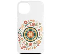 Archery Archer Target with Arrows Floral Boho Coque pour iPhone 13