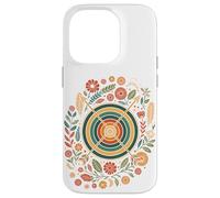 Archery Archer Target with Arrows Floral Boho Coque pour iPhone 14 Pro