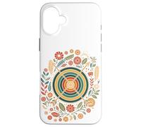 Archery Archer Target with Arrows Floral Boho Coque pour iPhone 16 Plus