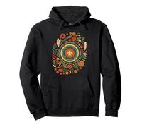 Archery Archer Target with Arrows Floral Boho Sweat à Capuche