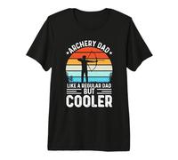 Archery Dad Like A Regular Dad But Cooler for Fathers Day T-Shirt Haut de Gamme