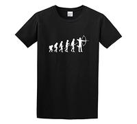 Archery Evolution Archer Cotton Gift Present Bows Arrows O-Neck 100% Cotton Short Sleeve Unisex T-Shirt S
