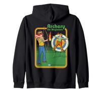 Archery for Beginners Sarcastic Retro Funny Adult Humor Sweat à Capuche