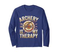 Archery is My Therapy Archer et Archer Amusant Manche Longue