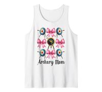 Archery Mom Archer Arc et flèche Fête des Mères Rose Coquette Débardeur