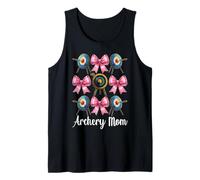 Archery Mom Archer Arc et flèche Fête des Mères Rose Coquette Débardeur