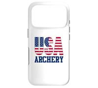 Archery Sports Fan American Flag Coque pour iPhone 17 Pro