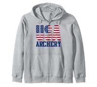 Archery Sports Fan American Flag Sweat à Capuche