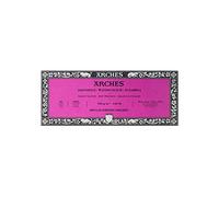Arches Bloc aquarelle grain satin 10 x 25 cm 300 g 20 pages Naturel Blanc