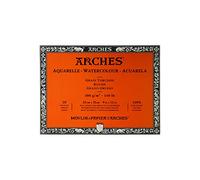Arches 795085 Bloc Aquarelle Grain TORCHON Natur Blanc 300G 23X31CM 20P, Bois, 31 x 23 x 1 cm