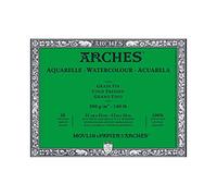 Arches – Bloc papier aquarelle coton 31 x 41 cm 300 g/m² Grain fin 20 feuilles