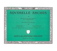 Bloc Papier Aquarelle Coton Arches 31x41 Cm 300g Grain Fin
