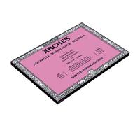 Arches Bloc 20 Feuilles 18x26 300g Grain Satiné Blanc Naturel