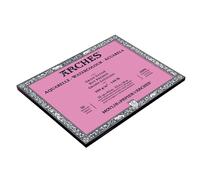 Arches Bloc 20 Feuilles 31x41 300g Grain Satiné Blanc Naturel