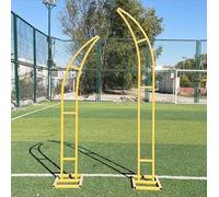 Arches de mariage en métal pour toile de fond incurvée en forme de corne de vache pour cérémonie et décoration de fête