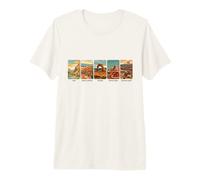 Arches des Parcs nationaux de l'Utah Bryce Canyon Zion Capitol Reef T-Shirt Haut de Gamme