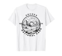 Arches National Park, 1971, Utah Landmark Souvenir Paysage T-Shirt