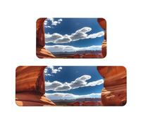 Arches National Park Lot de 2 tapis de cuisine imprimés standard pour sol, tapis de cuisine lavables, pour décoration d'intérieur, accessoires de cuisine