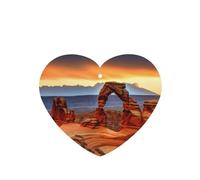 Arches National Park Lot de 6 désodorisants de voiture amusants à suspendre pour voiture - Mignon - Longue durée - Parfumé - Décoration à suspendre - Cadeau - Accessoires de décoration d'intérieur