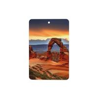 Arches National Park Lot de 6 désodorisants de voiture amusants à suspendre pour voiture - Mignon - Longue durée - Parfumé - Décoration à suspendre - Cadeau - Accessoires de décoration d'intérieur