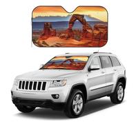 Arches National Park Pare-soleil de pare-brise de voiture, housses de fenêtre avant de voiture, réflecteur pliable pour fenêtre avant, pare-soleil de protection universelle, ajustement universel, pour