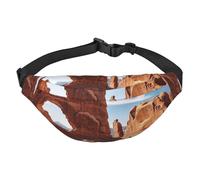 Arches National Park Sac banane pour homme et femme Sac banane tendance Sac banane partout Sac à bandoulière Portefeuille Sac banane avec sangle réglable Sac de poitrine étanche pour voyage,