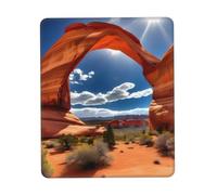 Arches National Park Tapis de souris imprimé standard, tapis de souris de jeu, tapis de souris pour ordinateur portable 25,4 x 30,5 cm, bureau 20 x 24,1 cm