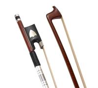 Archet De Violon 4/4 Bois Fibre De Carbone Palissandre Brésilien Cuir Instrument À Cordes