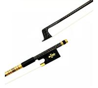 Archet De Violon 4/4 En Fibre De Carbone À Carreaux Noirs 1 Pièce(Model 11)